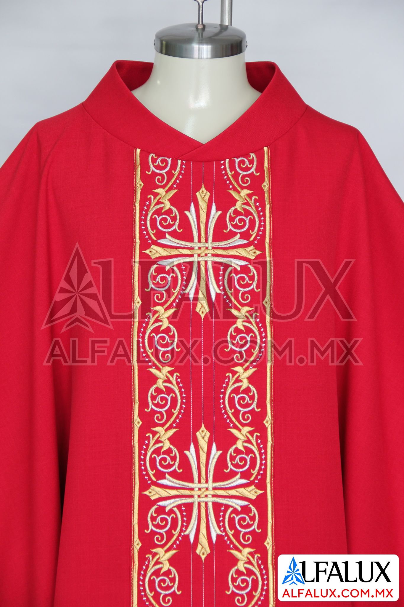 16 CARDENAL Alfalux Casulla Laterales Rojo 23 (2)